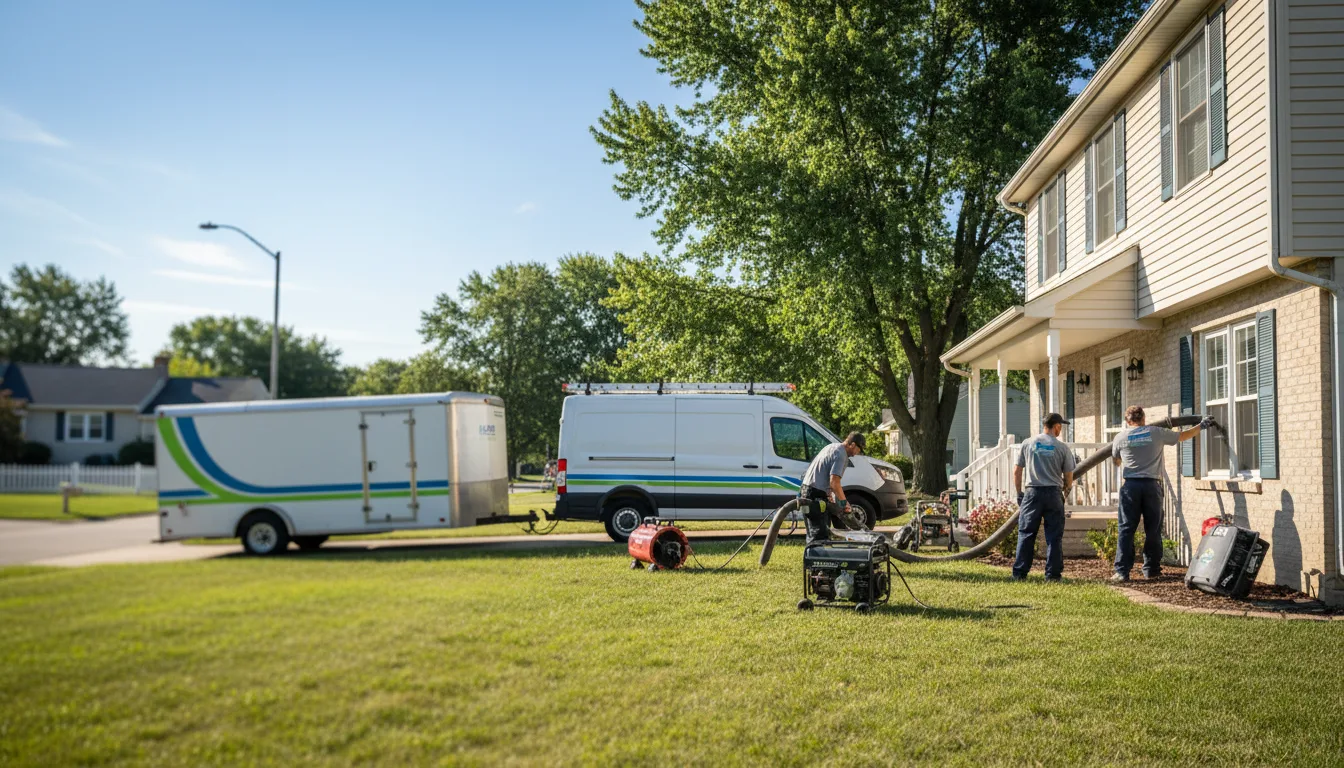 Flooded Basement Restoration And Cleanup With Repair in Waseca, MN near me